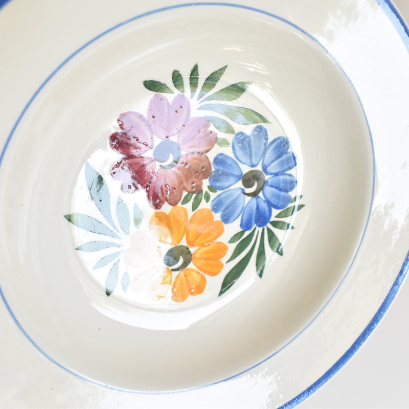 Vintage Deep Plate, HBCM Creil et Montereau, Yvonne A