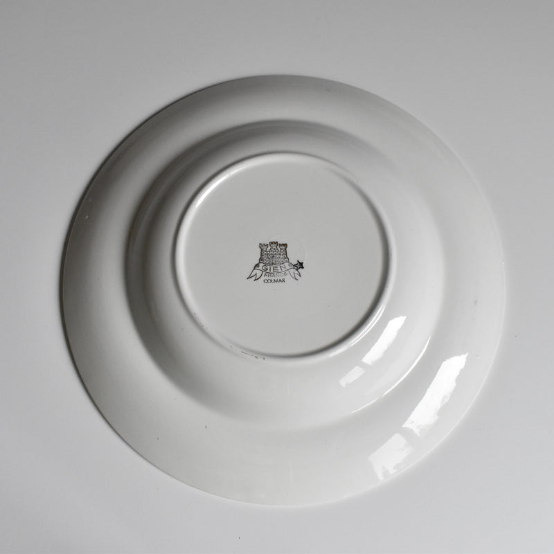 Vintage Deep Plate Gien Colmar B