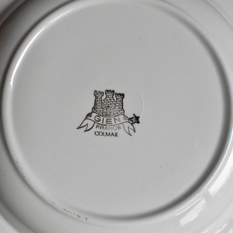 Vintage Deep Plate Gien Colmar B