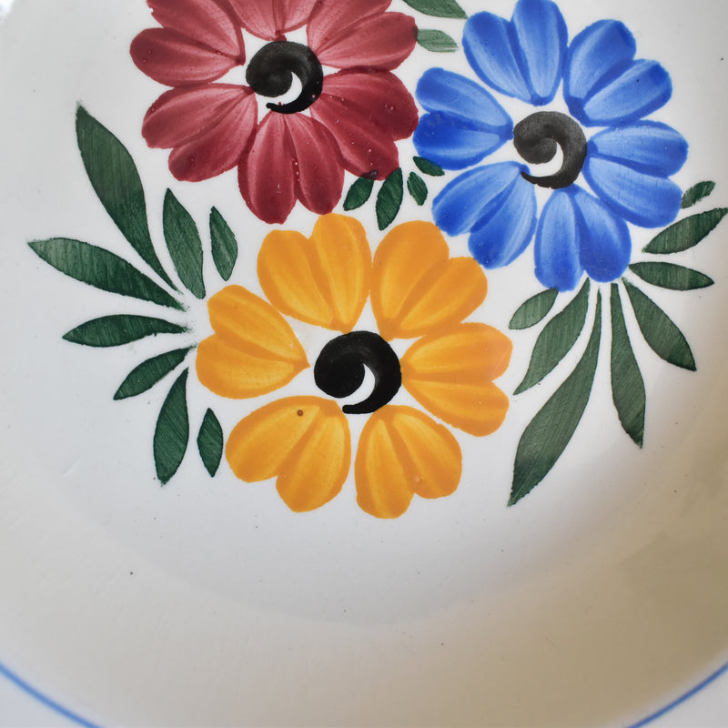 Vintage Deep Plate, HBCM Creil et Montereau, Yvonne A