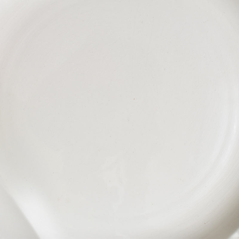 Vintage Plate, Digoin & Sarreguemines, White Relief I