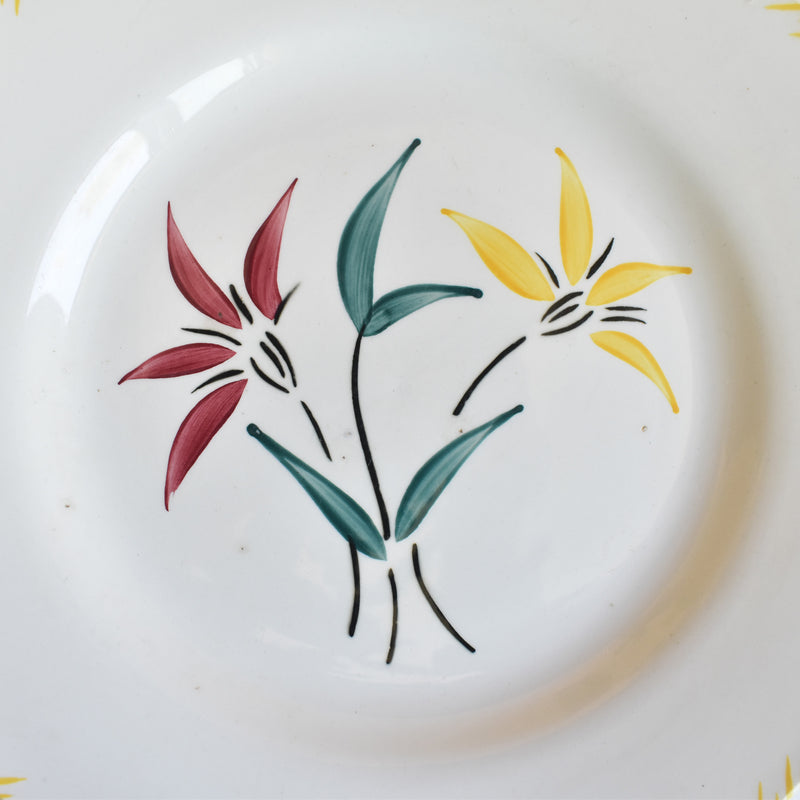 Vintage Plate Digoin & Sarreguemines Aline B