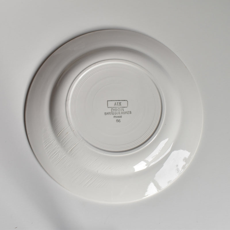 Vintage Plate Digoin & Sarreguemines Aix D