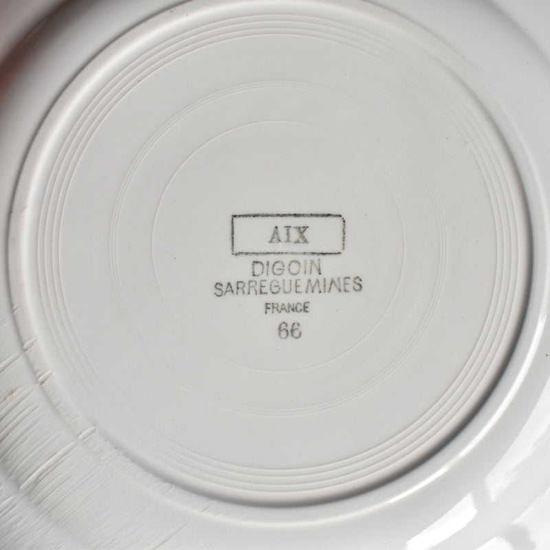 Vintage Plate Digoin & Sarreguemines Aix D