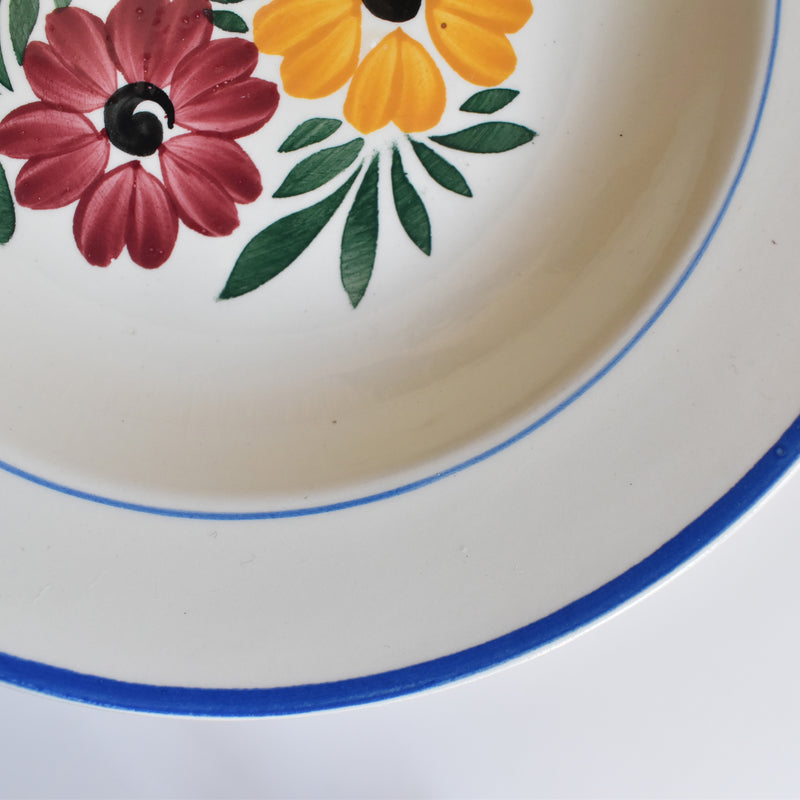 Vintage Deep Plate, HBCM Creil et Montereau, Yvonne A