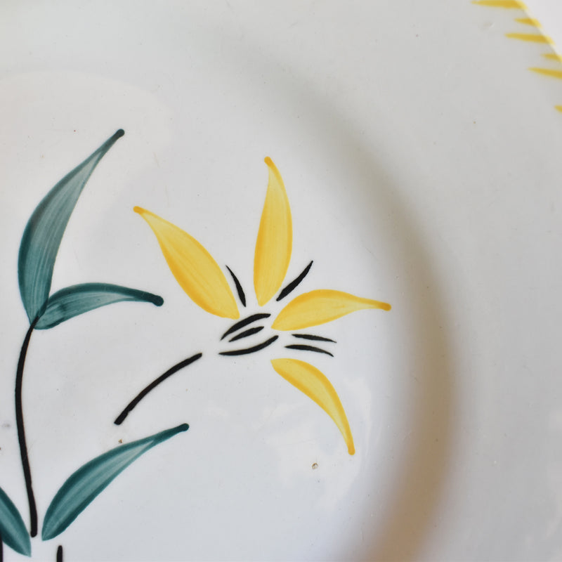 Vintage Plate Digoin & Sarreguemines Aline B