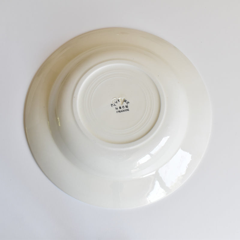 Vintage deep plate HBCM Creil-Montereau Yvonne B