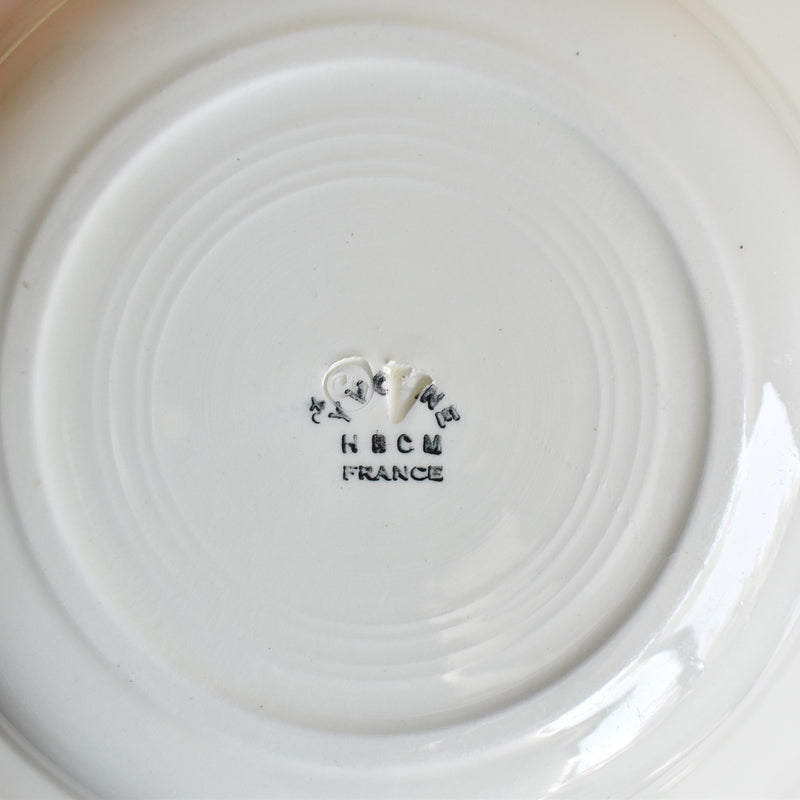 Vintage deep plate HBCM Creil-Montereau Yvonne B