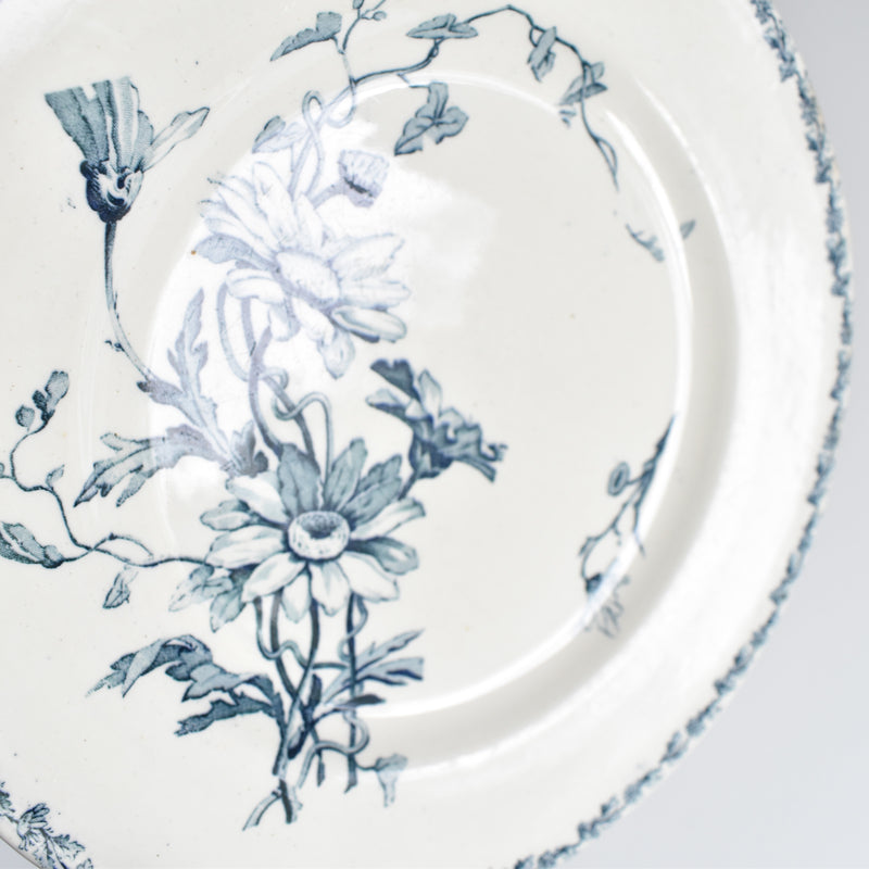 Antique Plate KG Luneville Marguerite B