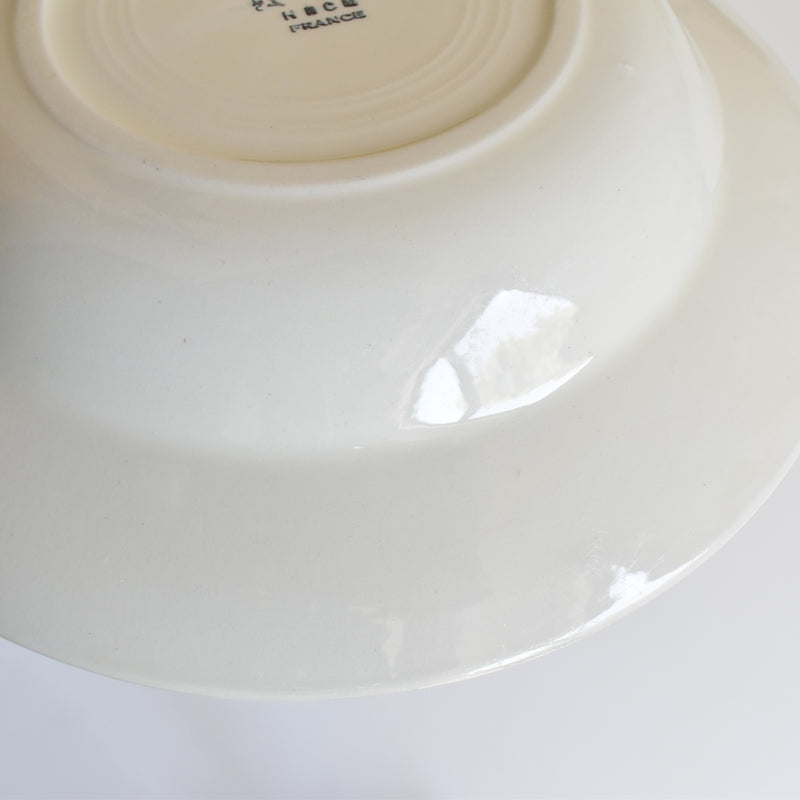Vintage deep plate HBCM Creil-Montereau Yvonne B