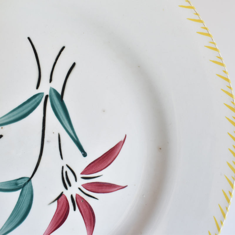 Vintage Plate Digoin & Sarreguemines Aline B