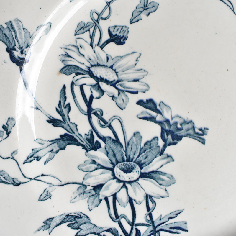 Antique Plate KG Luneville Marguerite B