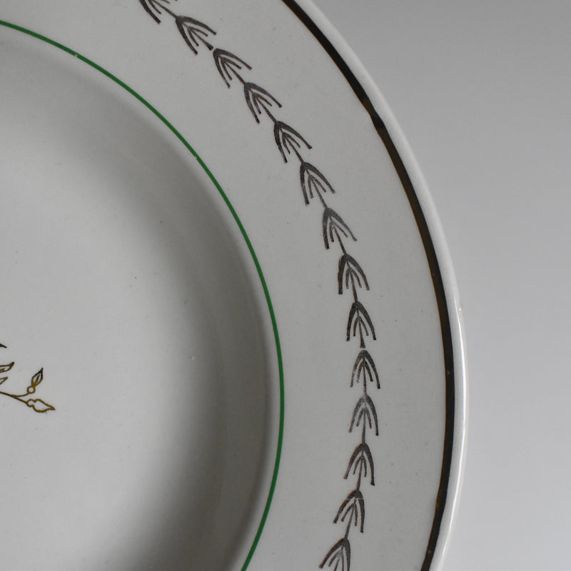 Vintage Deep Plate Gien Colmar B