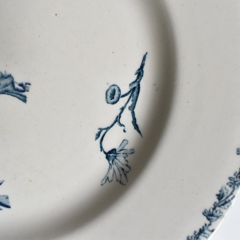 Antique Plate KG Luneville Marguerite B