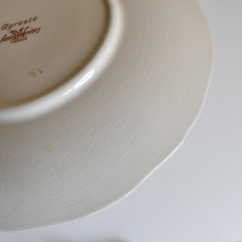 Vintage Chocolate Cup & Saucer Digoin & Sarreguemines Agreste