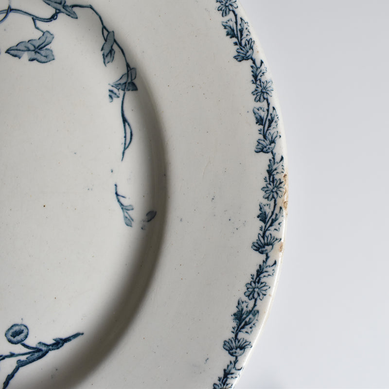 Antique Plate KG Luneville Marguerite B