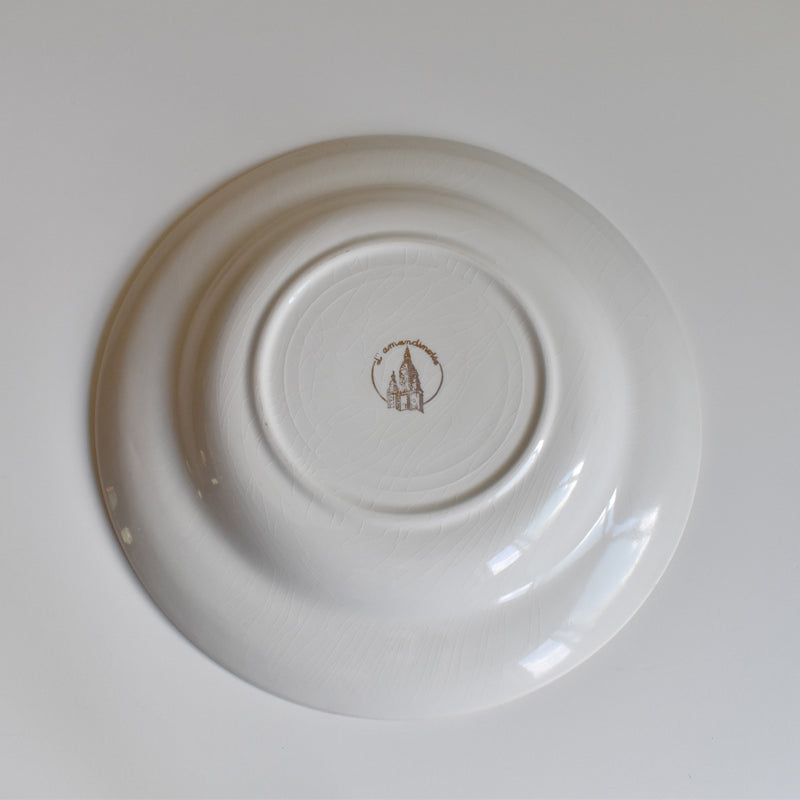 Vintage Deep Plate, L'Amandinoise, Pastel Green C