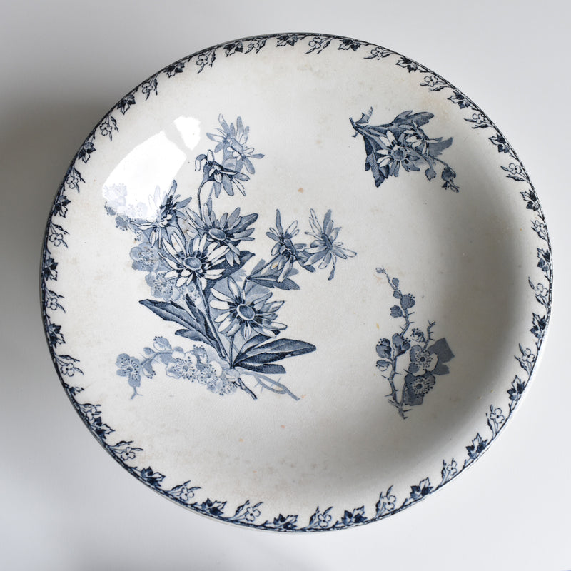 Antique Compote Dish, U&C Sarreguemines, Stella