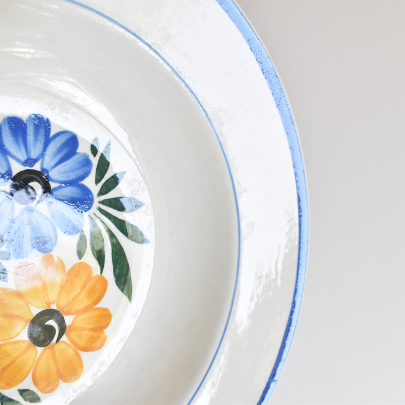 Vintage deep plate HBCM Creil-Montereau Yvonne B