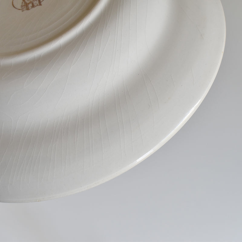 Vintage Deep Plate, L'Amandinoise, Pastel Green C