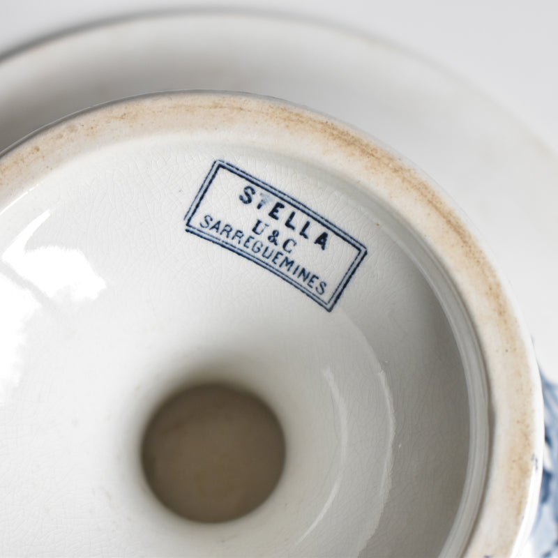 Antique Compote Dish, U&C Sarreguemines, Stella