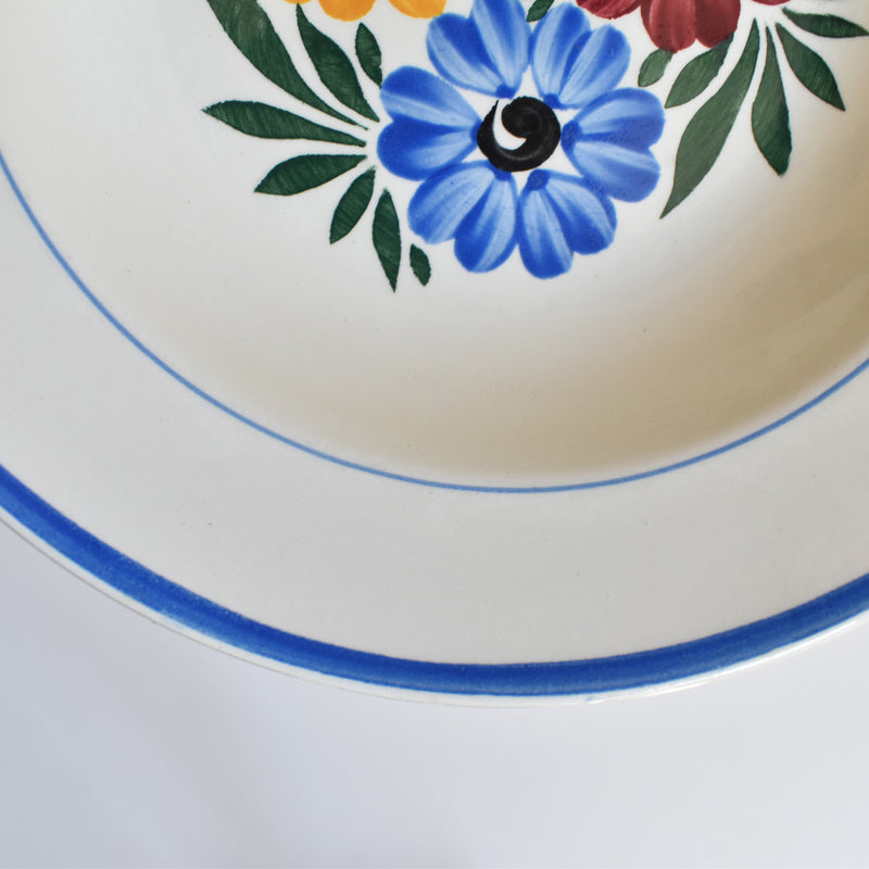 Vintage deep plate HBCM Creil-Montereau Yvonne B