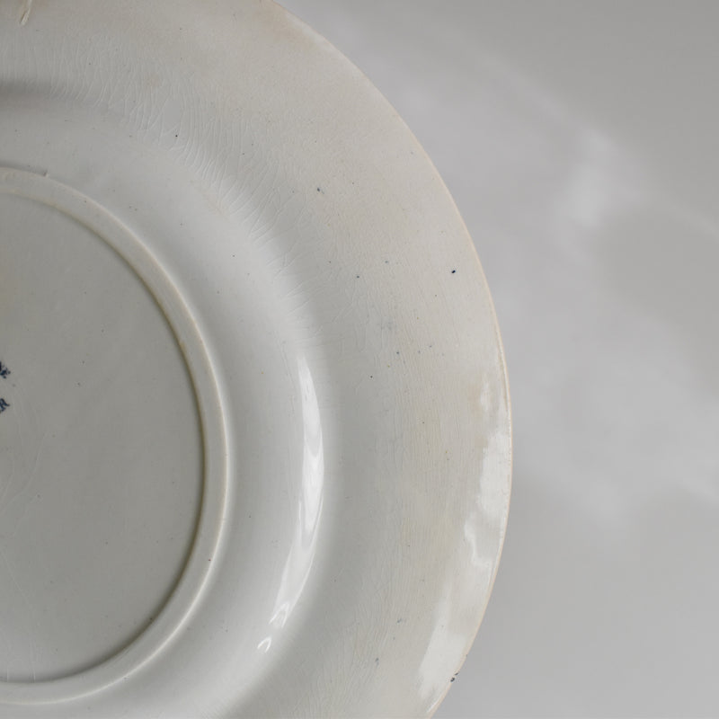 Antique plate Creil et Montereau Aubépine A