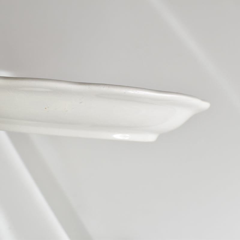 Vintage Sarreguemines Digoin White Relief Raviere
