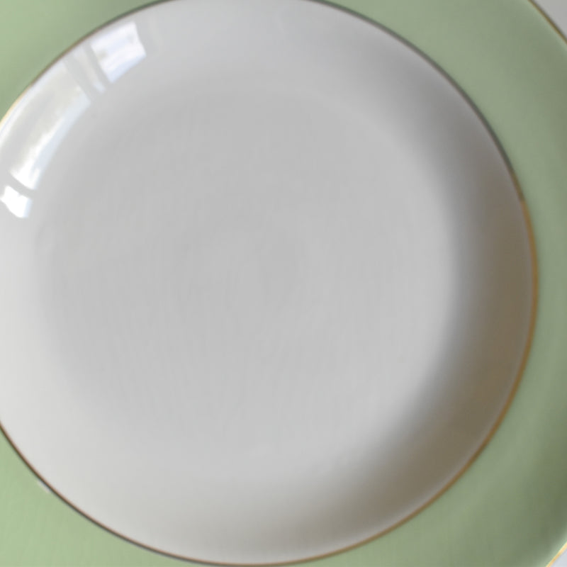 Vintage Deep Plate, L'Amandinoise, Pastel Green C