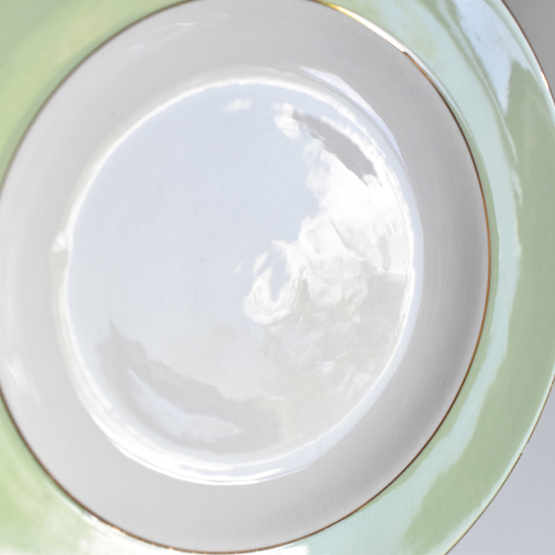 Vintage Deep Plate, L'Amandinoise, Pastel Green C