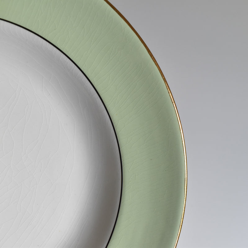 Vintage Deep Plate, L'Amandinoise, Pastel Green C