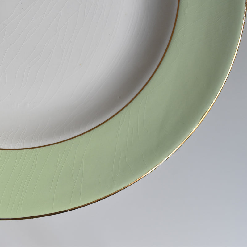 Vintage Deep Plate, L'Amandinoise, Pastel Green C