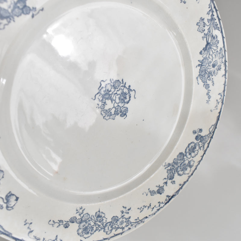 Antique plate Creil et Montereau Aubépine A