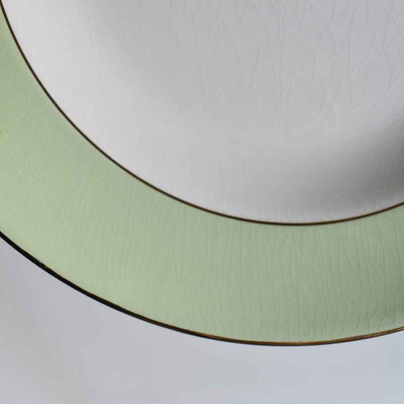 Vintage Deep Plate, L'Amandinoise, Pastel Green C