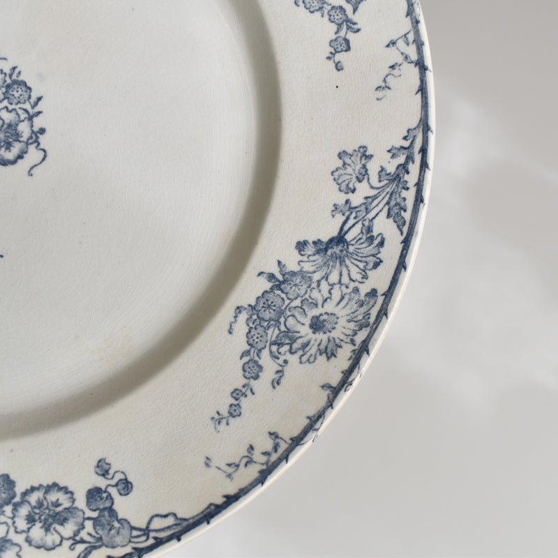 Antique plate Creil et Montereau Aubépine A
