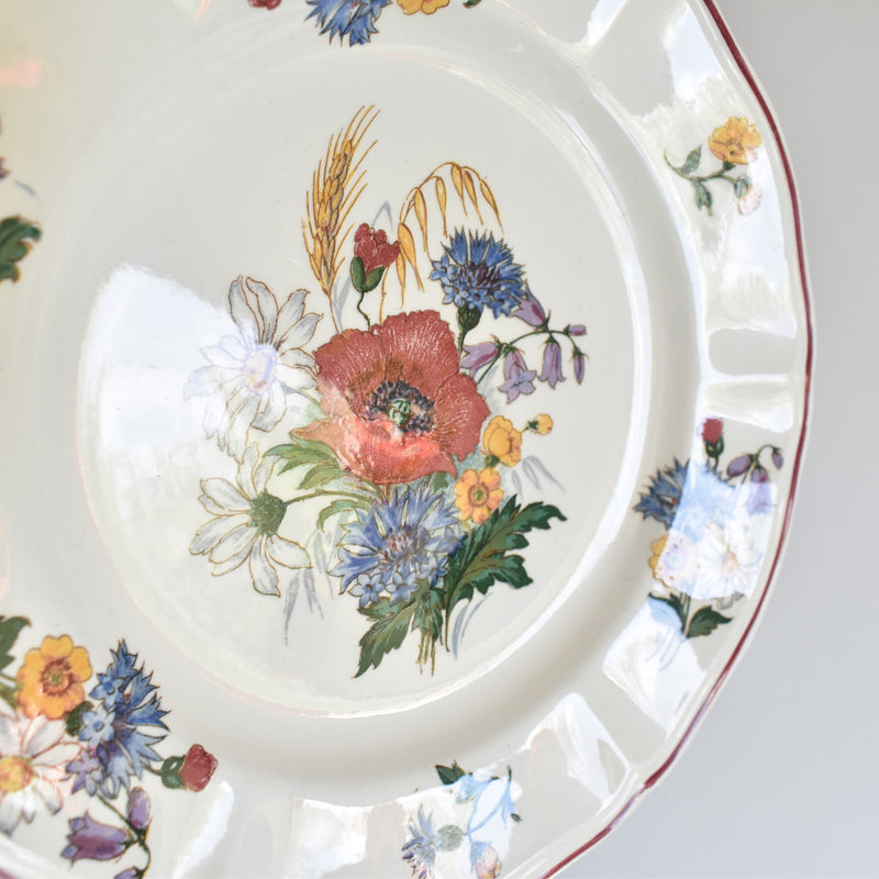 Vintage Dessert Plate Digoin & Sarreguemines Agreste 21cm B