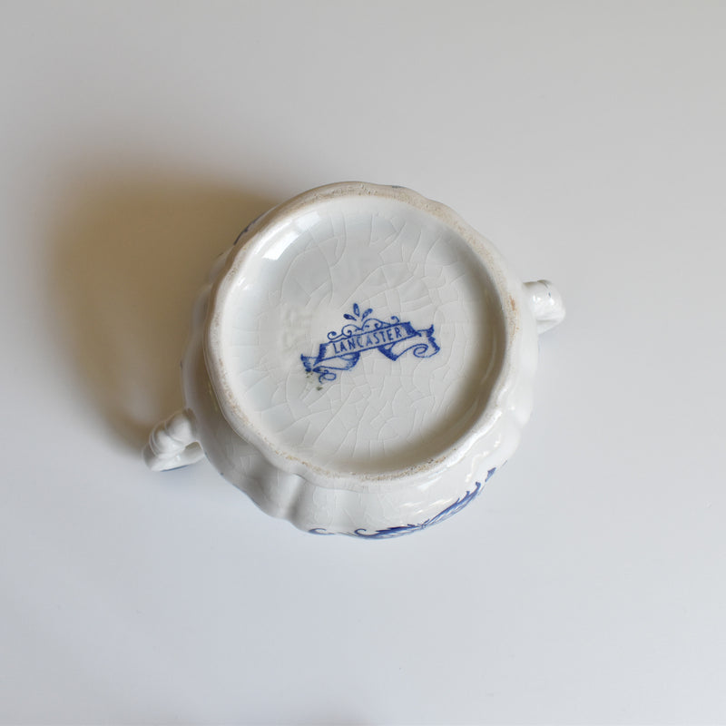 Vintage sugar pot Digoin & Sarreguemines Lancaster