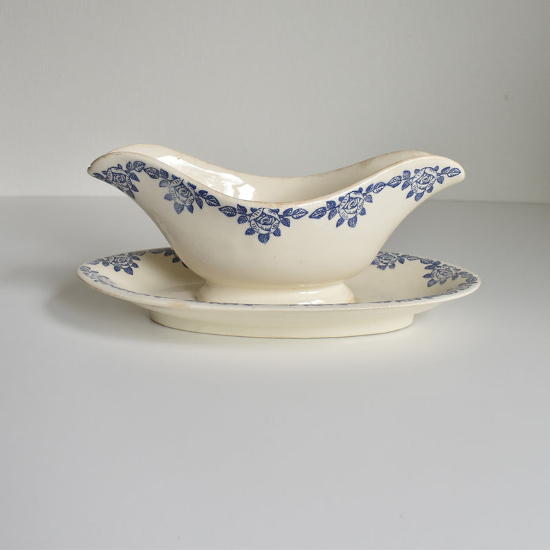 Vintage Sauce Boat, HBCM Creil Montereau Suresnes