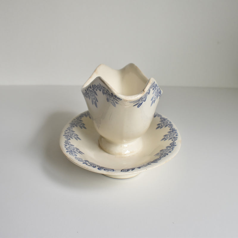 Vintage Sauce Boat, HBCM Creil Montereau Suresnes