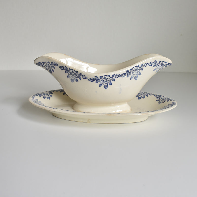 Vintage Sauce Boat, HBCM Creil Montereau Suresnes