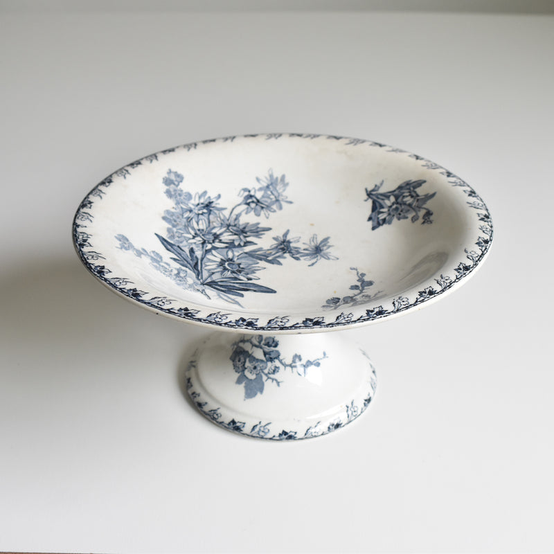 Antique Compote Dish, U&C Sarreguemines, Stella