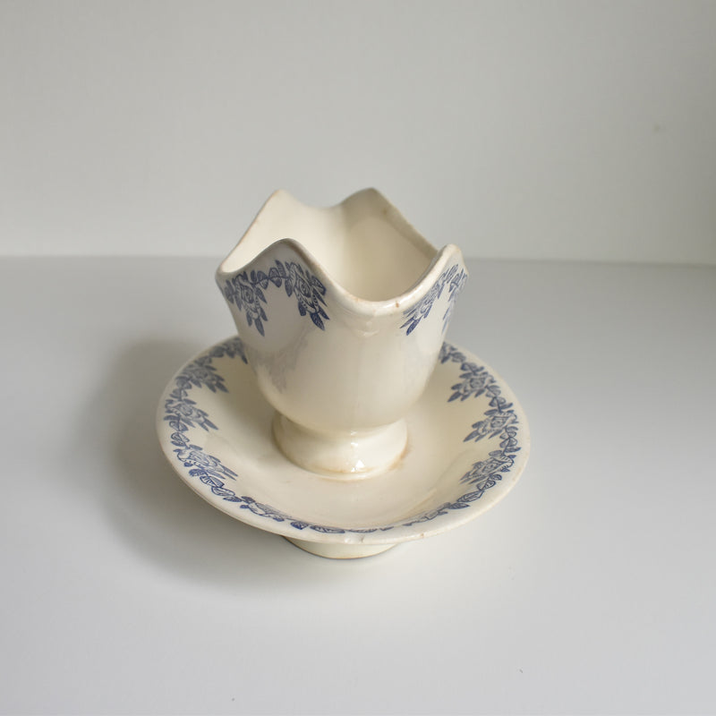 Vintage Sauce Boat, HBCM Creil Montereau Suresnes
