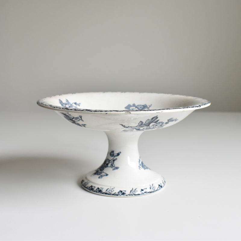 Antique Compote Dish, U&C Sarreguemines, Stella