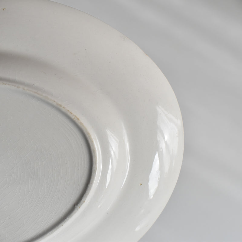 Vintage Oval Platter Digoin & Sarreguemines Jacquot