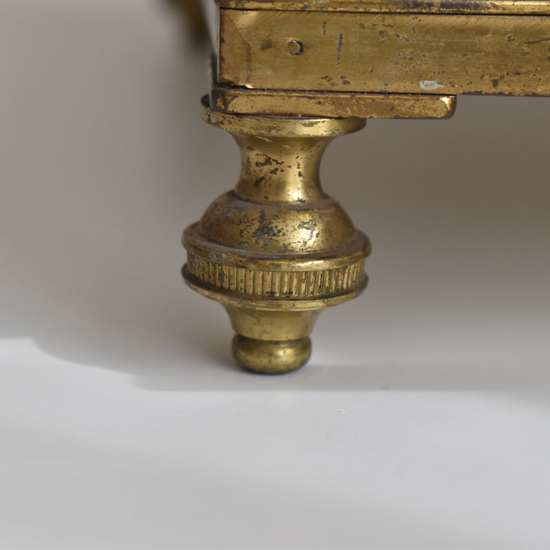 Antique tray, HB&C Choisy-le-Roi, Chrysanthemums