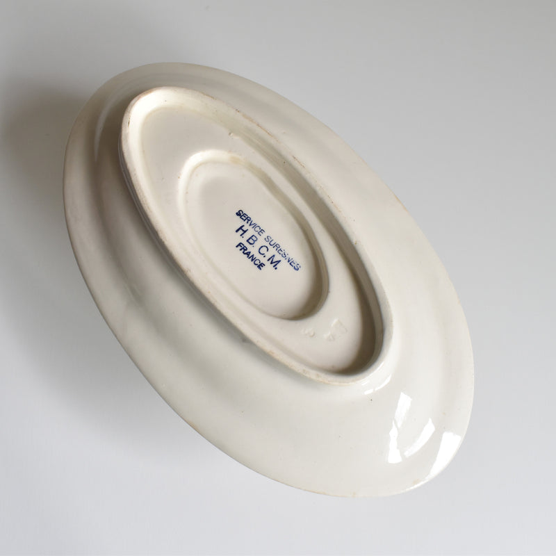 Vintage Sauce Boat, HBCM Creil Montereau Suresnes