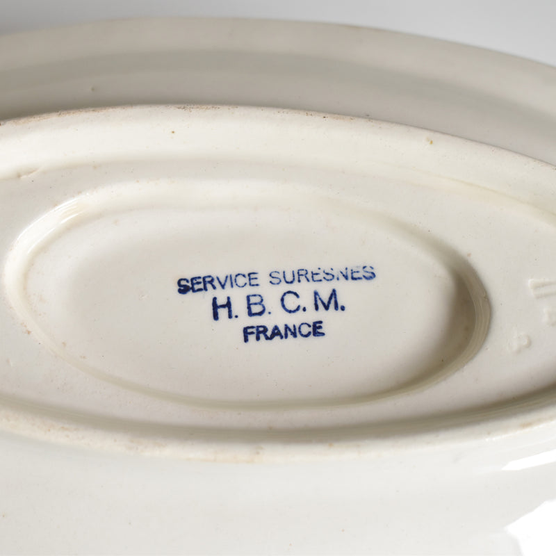 Vintage Sauce Boat, HBCM Creil Montereau Suresnes