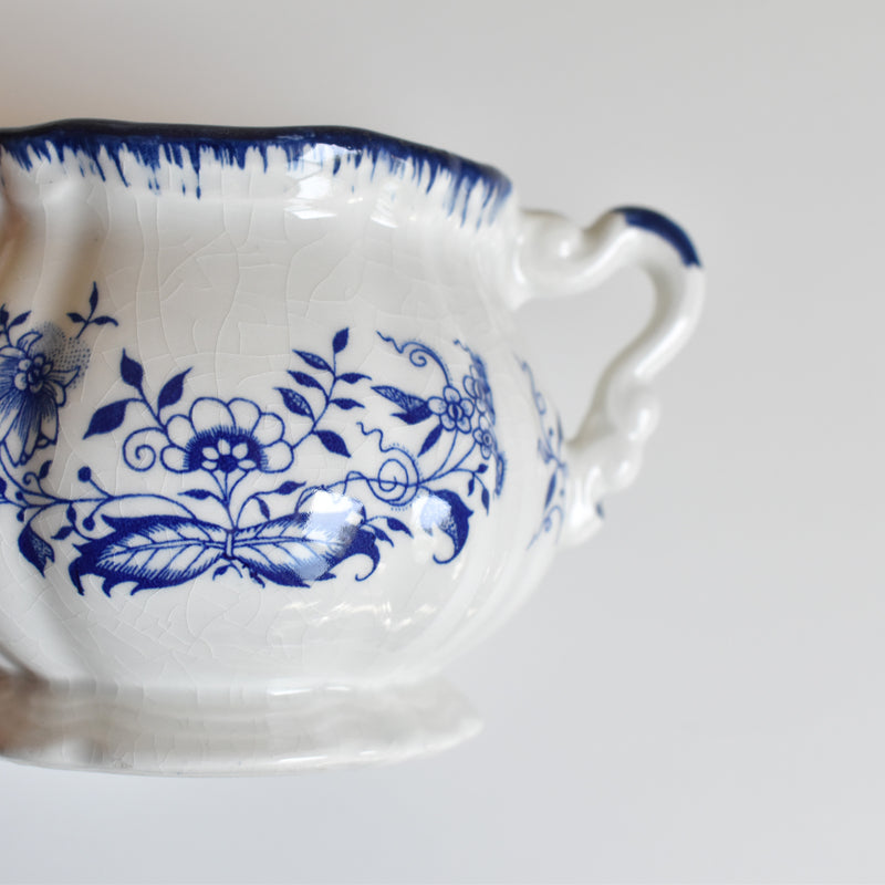 Vintage sugar pot Digoin & Sarreguemines Lancaster