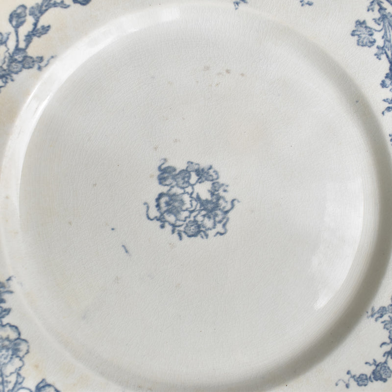 Antique Plate Creil et Montereau Aubépine B