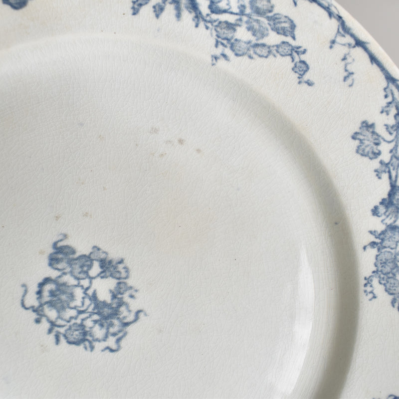 Antique Plate Creil et Montereau Aubépine B